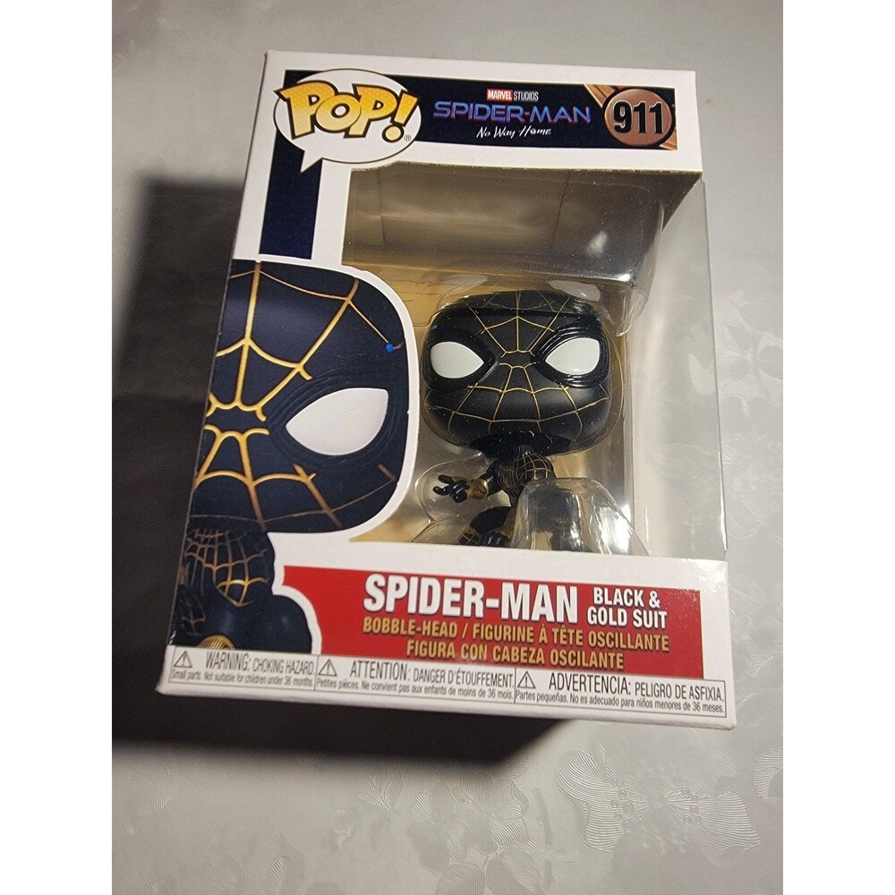 Spider-Man Black & Gold Suit  No Way Home New#911